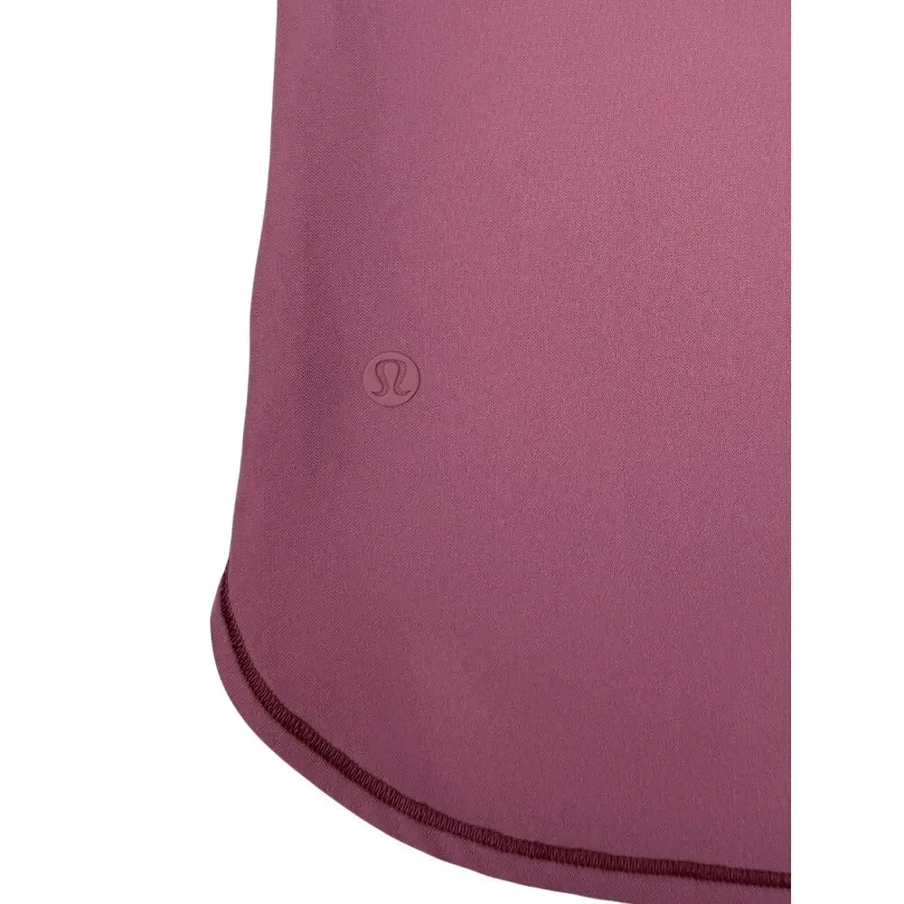 LULULEMON On The Fly Woven Skirt Size 12 Misty Merlot - Picture 7 of 8